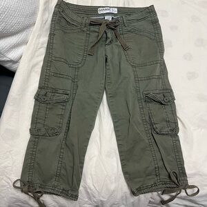 Garage Cargo Capri Pants